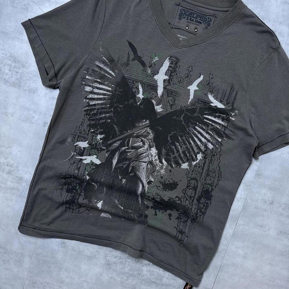 Y2k Skalpers 00s Vintage Grunge T Shirt View 2